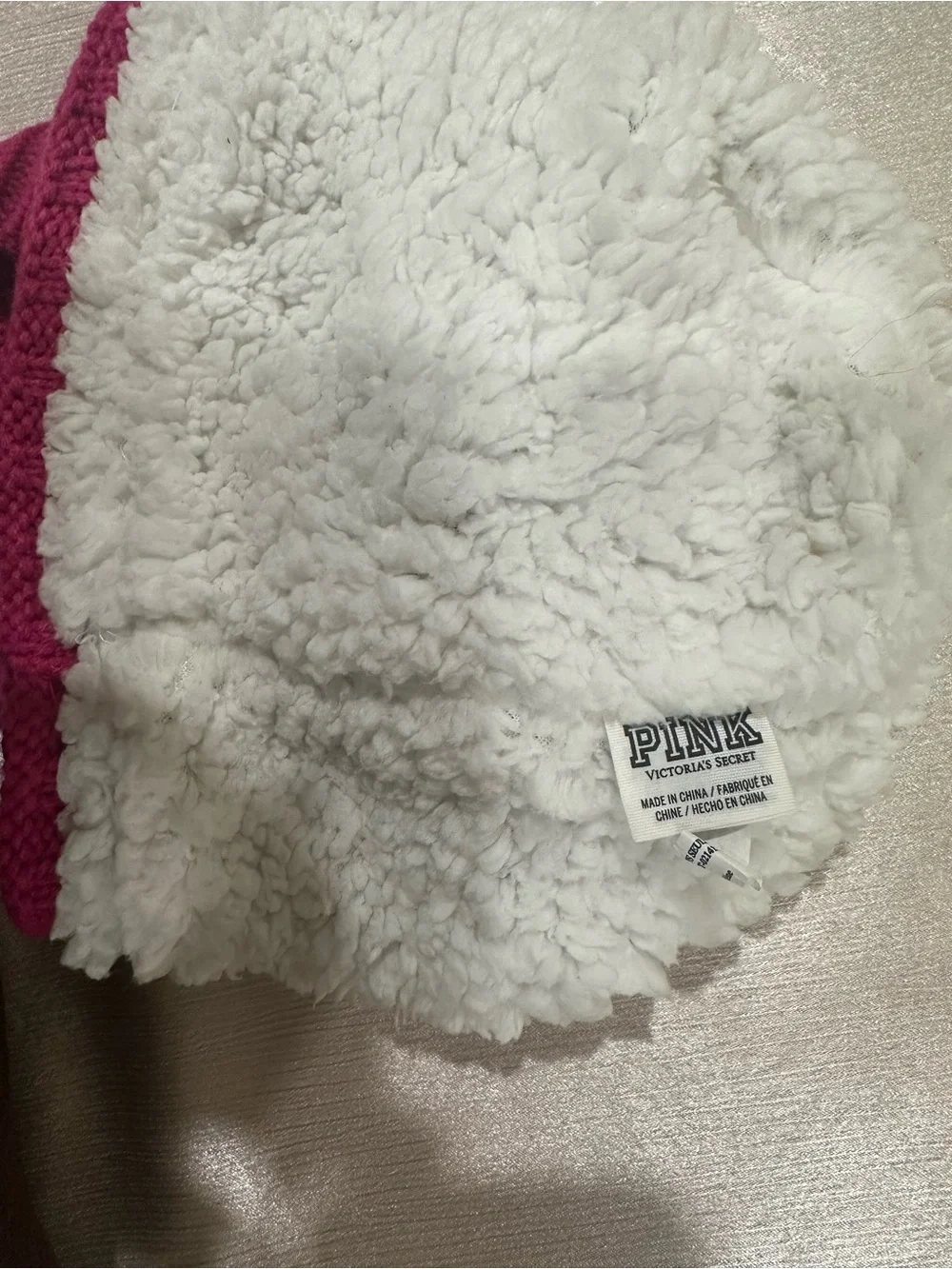PINK Victorias Secret cozy sherpa